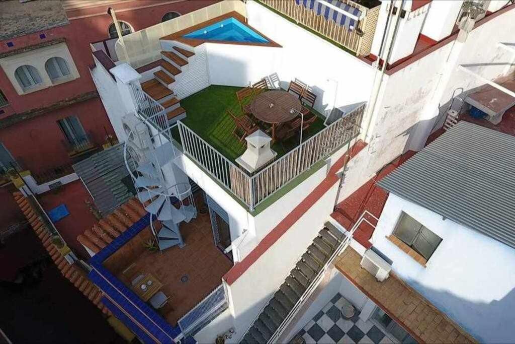 Casa Con Piscina Junto Catedral De Sevilla Eksteriør bilde