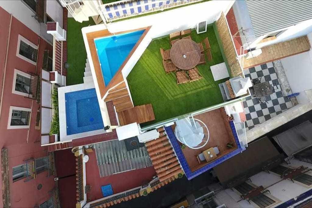 Casa Con Piscina Junto Catedral De Sevilla Eksteriør bilde